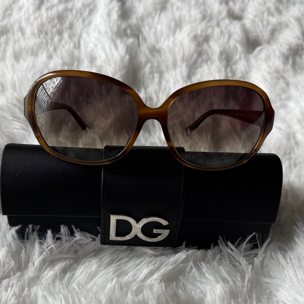 D & G Women's Brown Sunglasses